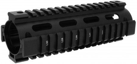 2-Piece Drop-in Quad Rail 7"