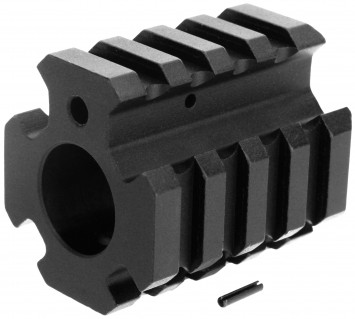 .750 Low Profile Quad Rail Gas Block