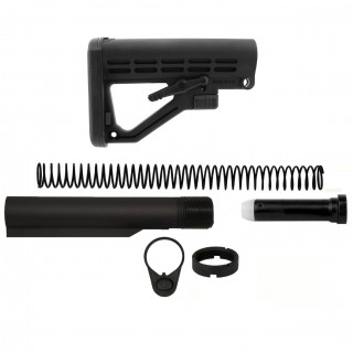 Mil-Spec Buffer Tube Kit w/6 Position Stock w/ Buttpad